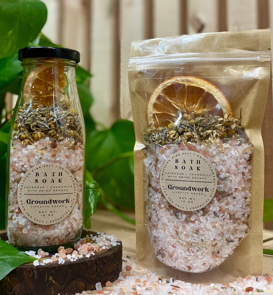 LAVENDER + CHAMOMILE BATH SOAK