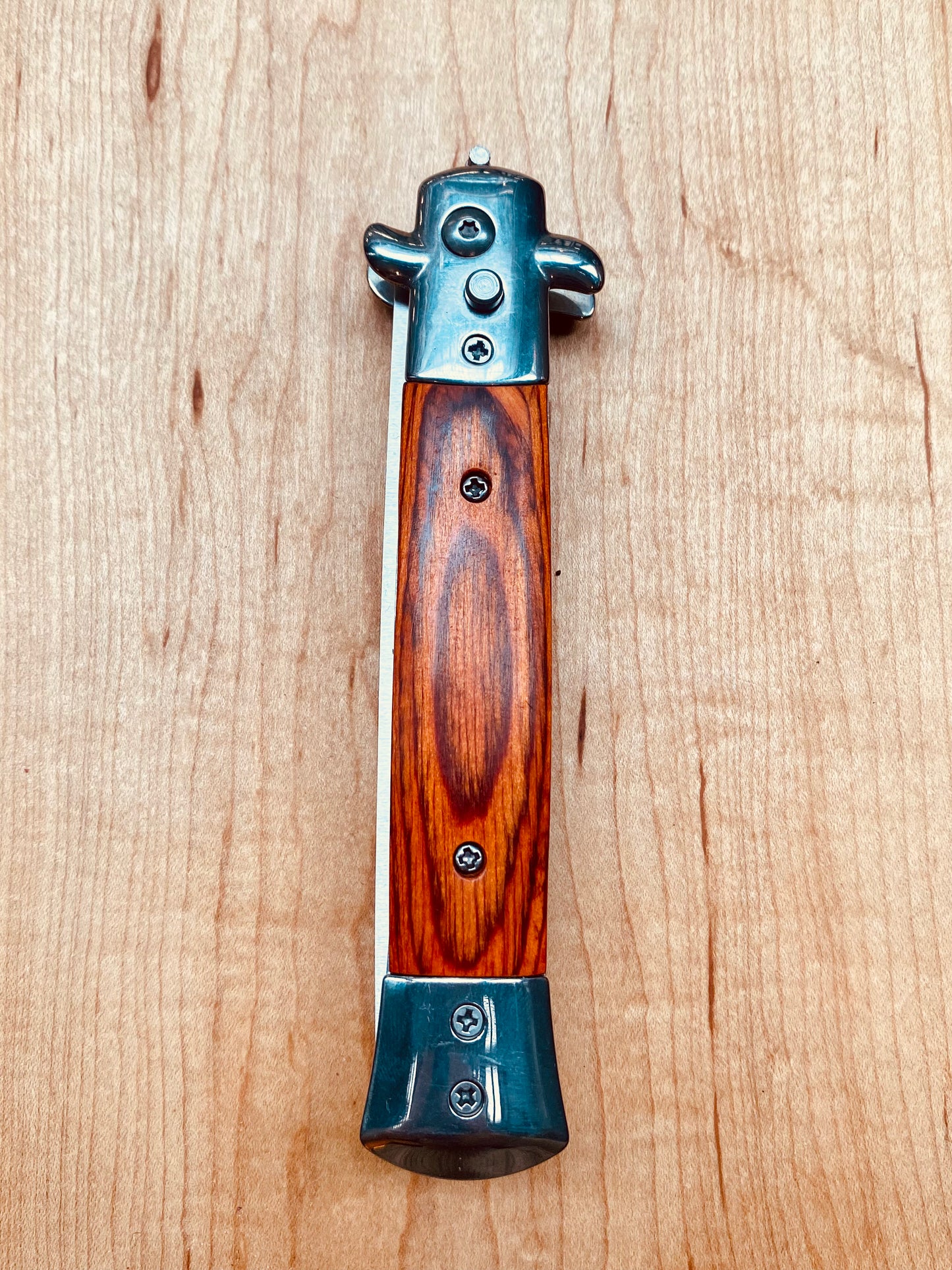 WOOD GRAIN POCKET COMB