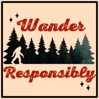WANDER RESPONSIBLY STICKER