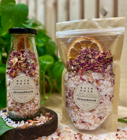 ROSE + VANILLA BATH SOAK
