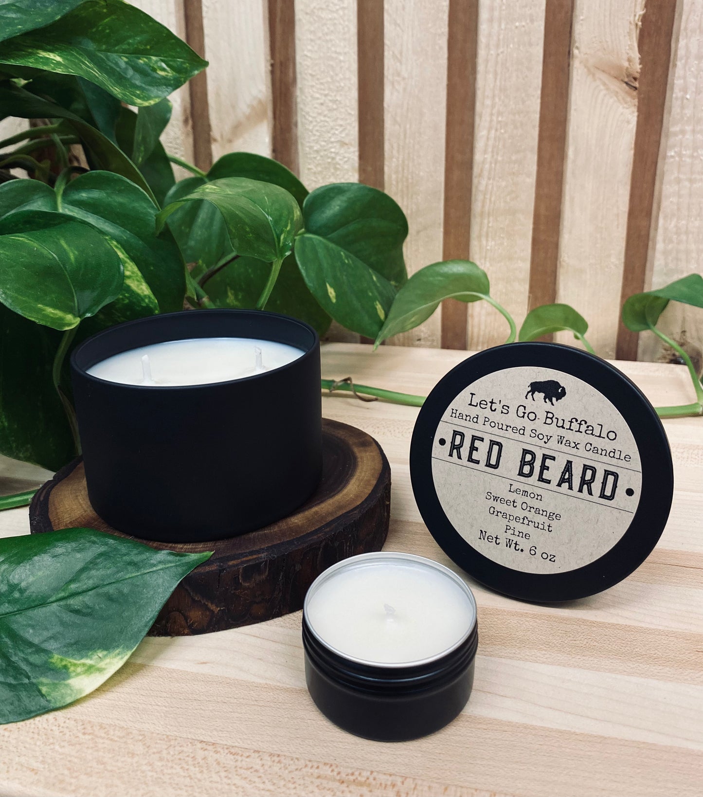 LETS GO BUFFALO CANDLE